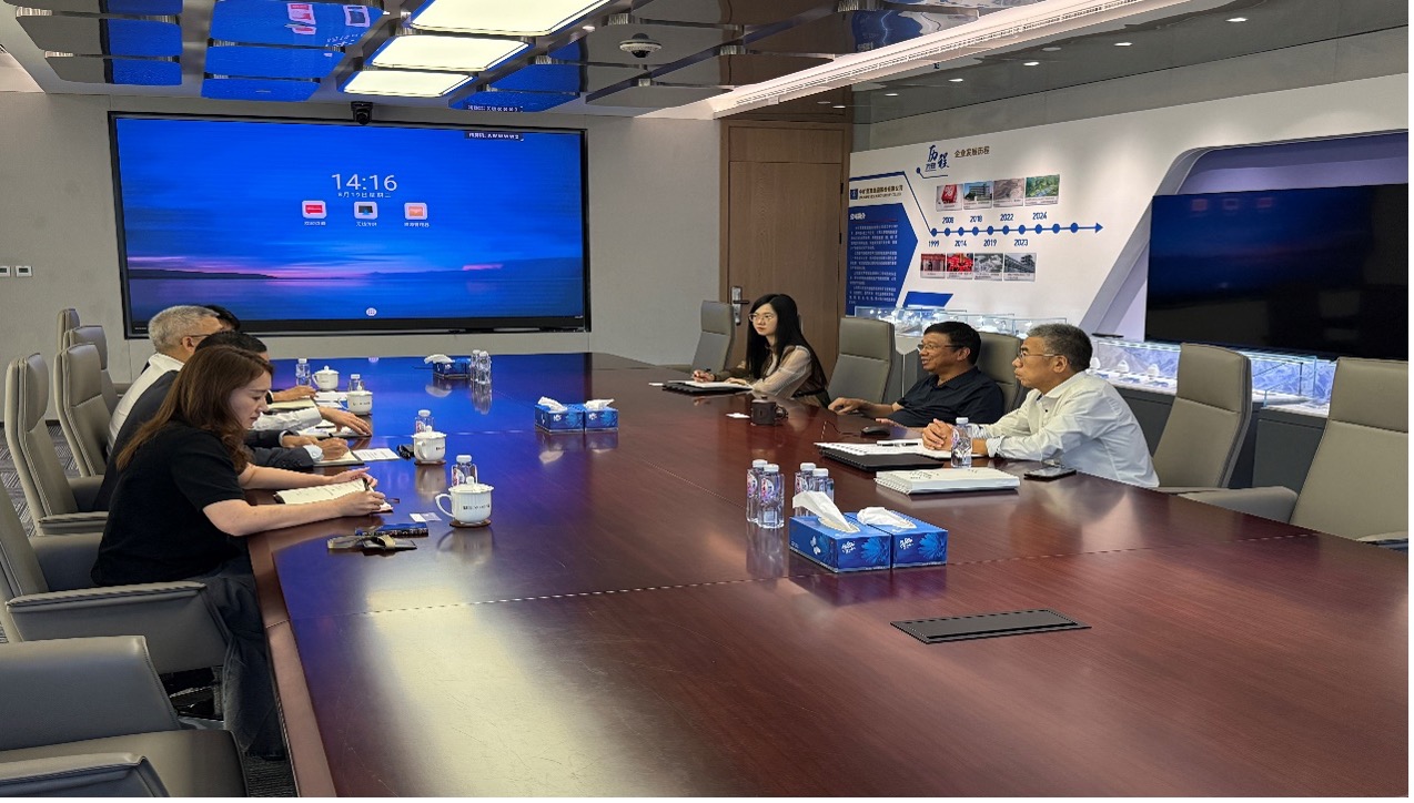 中非发展基金副总裁余焯锐一行到访DB旗舰资源总部